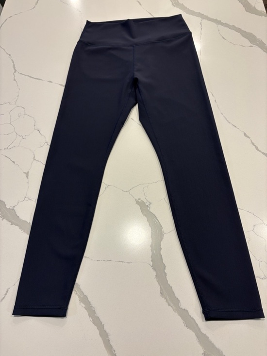 Wilo The Label Pants - Wilo Ribbed High Waisted Leggings ~ Large ~ Navy